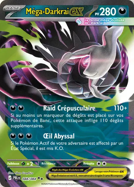 Mega Darkrai Ex - Nuit Noire - 048/084