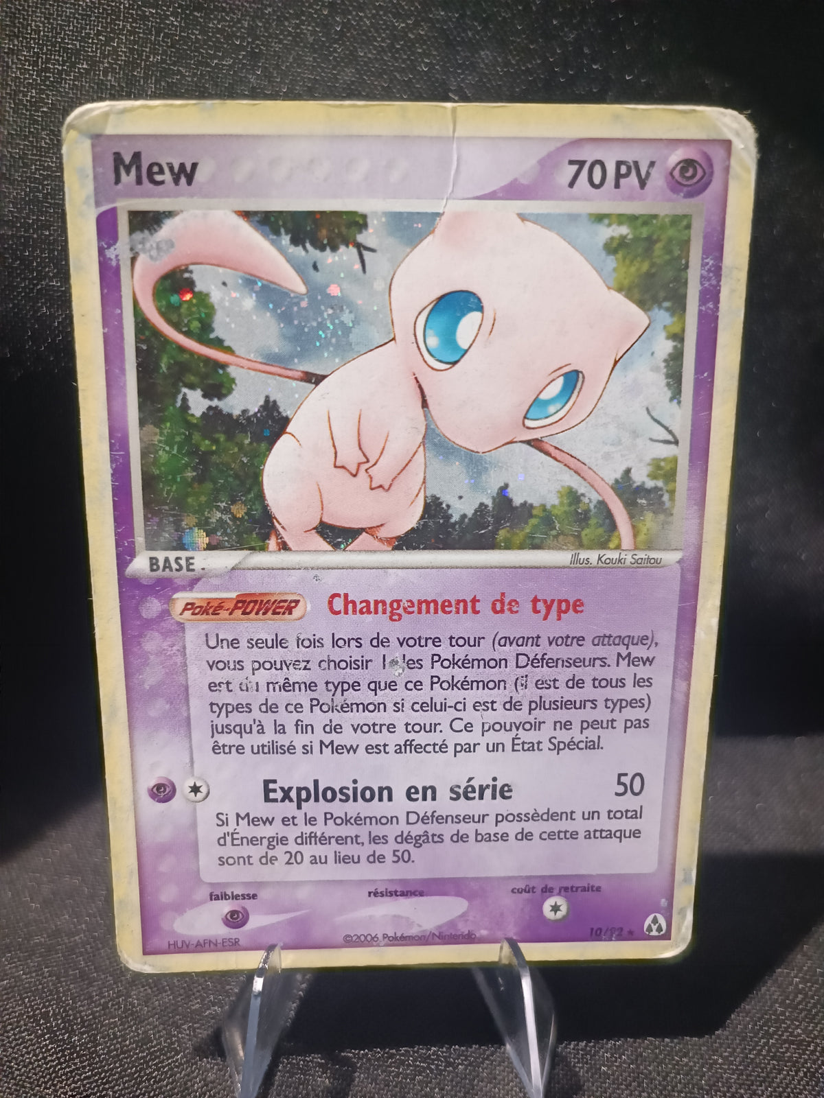 Mew holo - Bloc Ex Créateur de Légende - 10/92