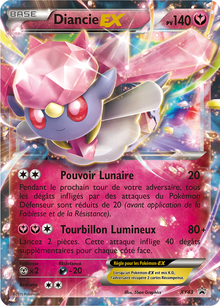 Diancie Ex  - Promo  - XY43