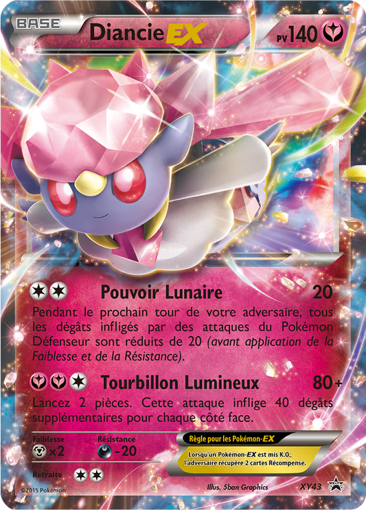 Diancie Ex  - Promo  - XY43