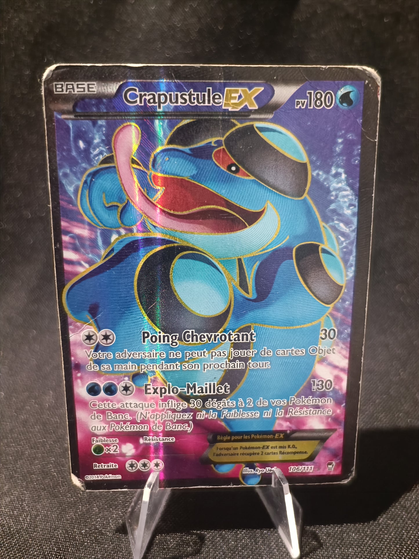 Crapustule Ex Full art - Xy Poing  furieux - 106/111