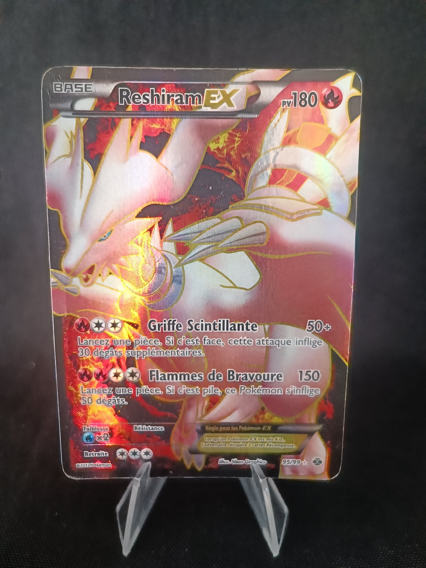 Reshiram Ex Full art - Destinées Futures - 95/99