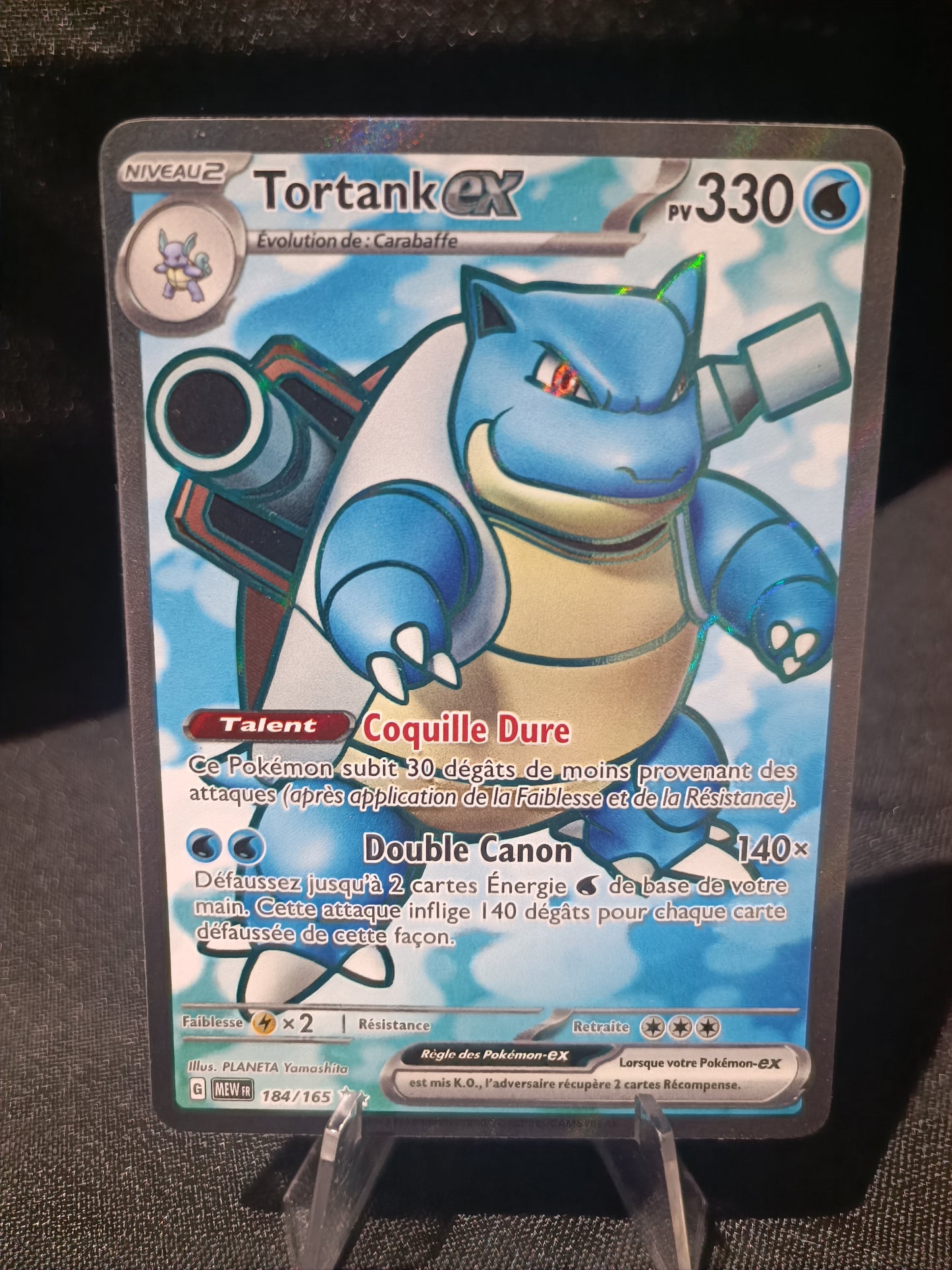 Tortank Ex Full art - 151 - 184/165