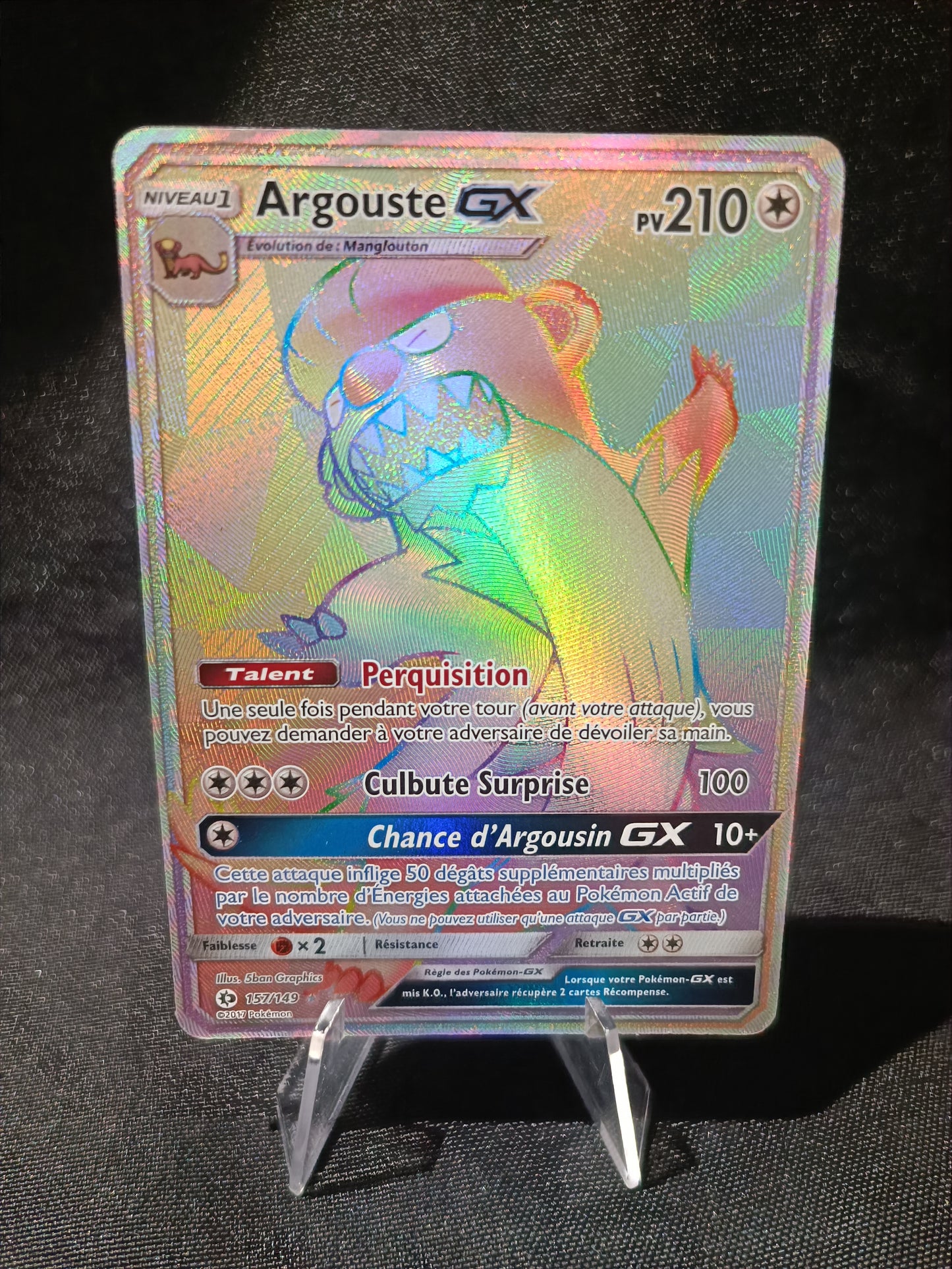 Argouste Gx Rainbow - Soleil et Lune- 157/149