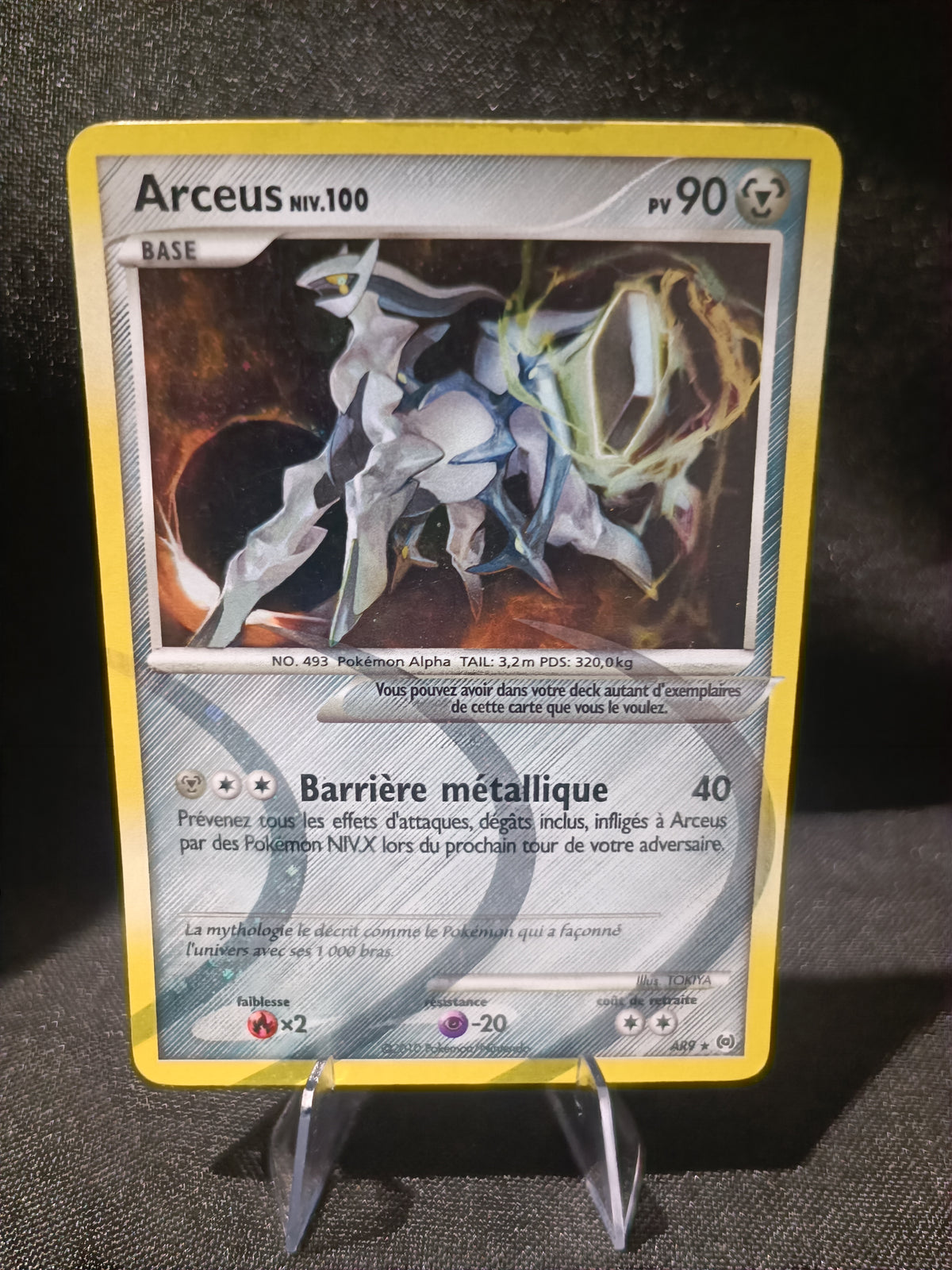 Arceus Métal holo - Platine Arceus - AR9