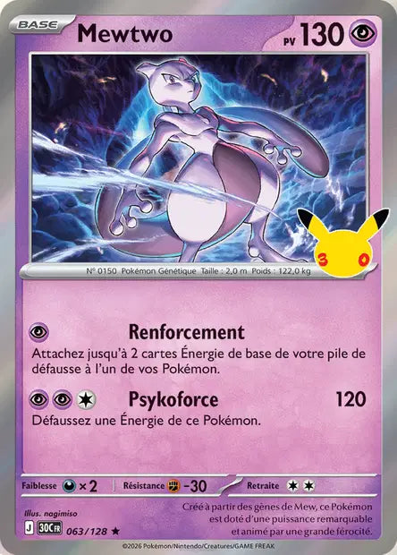 Mewtwo - 30e Anniversaire -063/128
