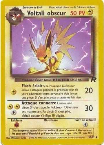 Voltali obscur  - Team Rocket - 38/82