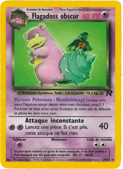 Flagadoss obscur  - Team Rocket - 29/82