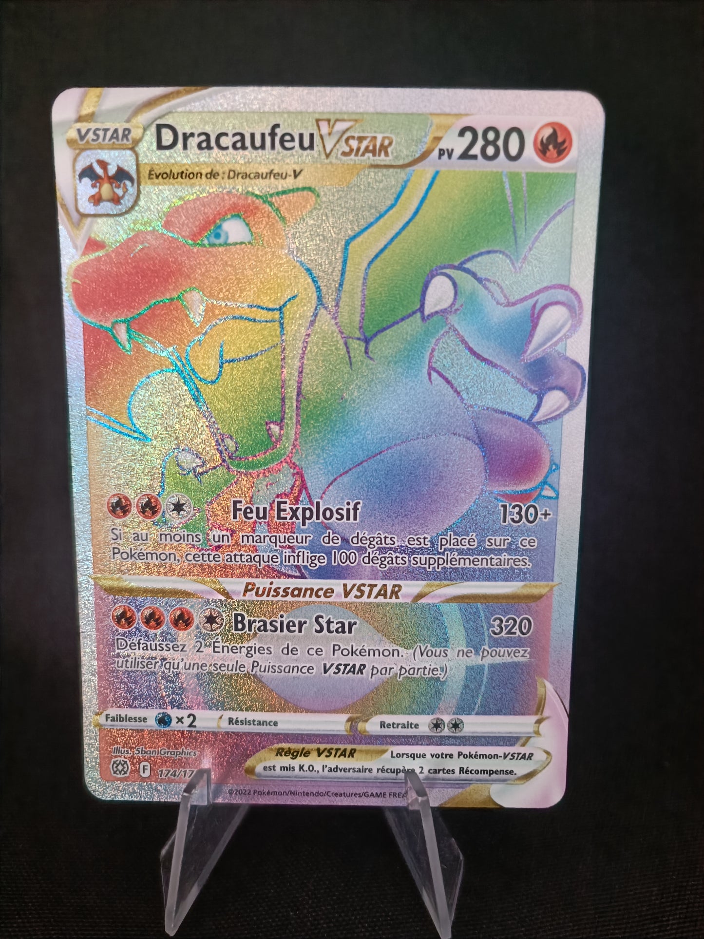 Dracaufeu Vstar Rainbow - Star Etincelle  - 176/172