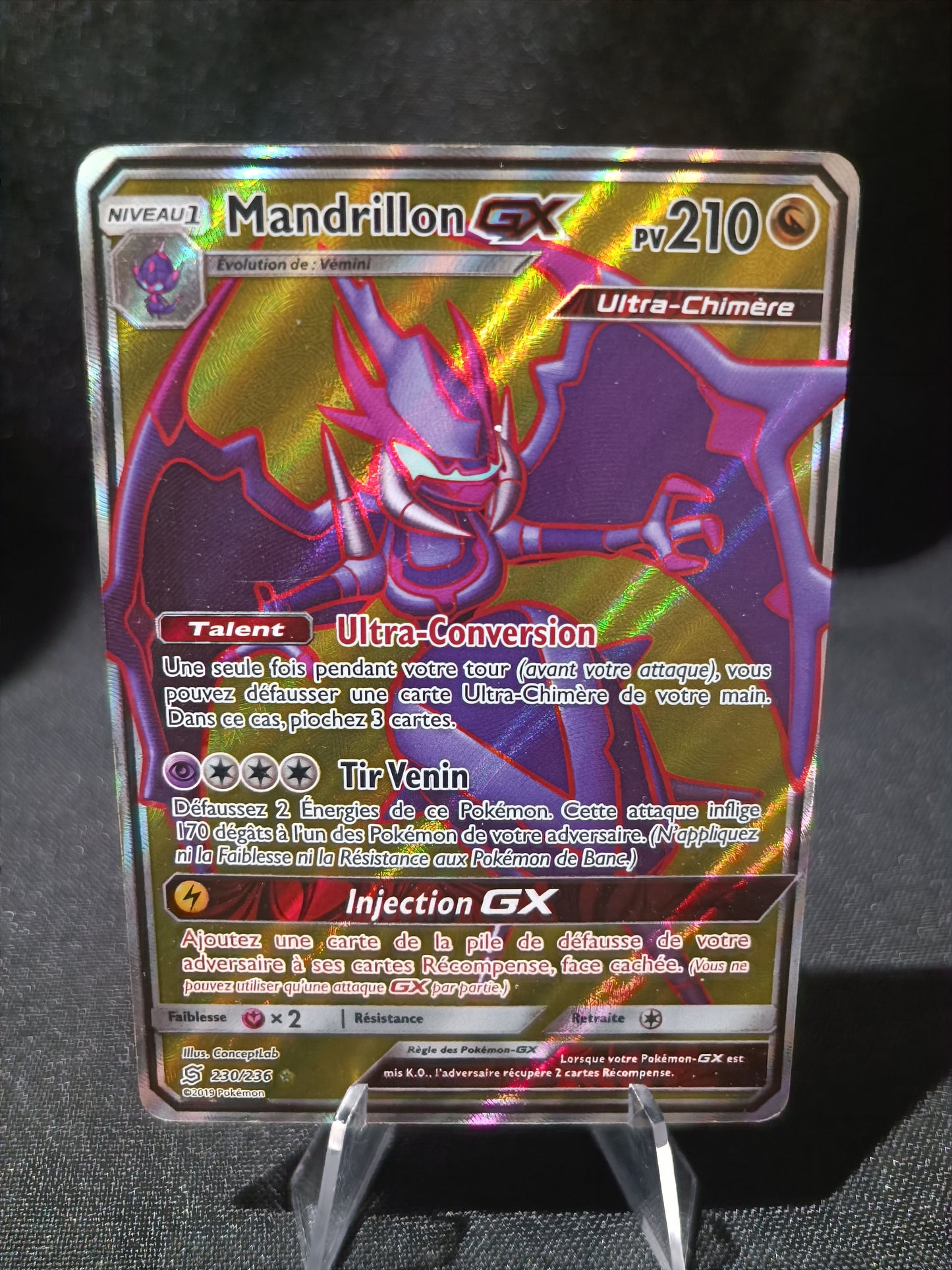 Mandrillon Gx Full art - Harmonie Des Esprits - 230/236