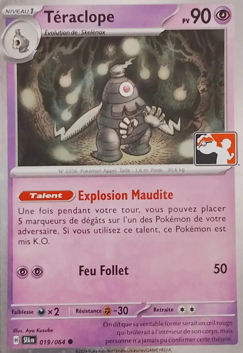 Teraclope - Fable nébuleuse Play Pokemon- 019/064