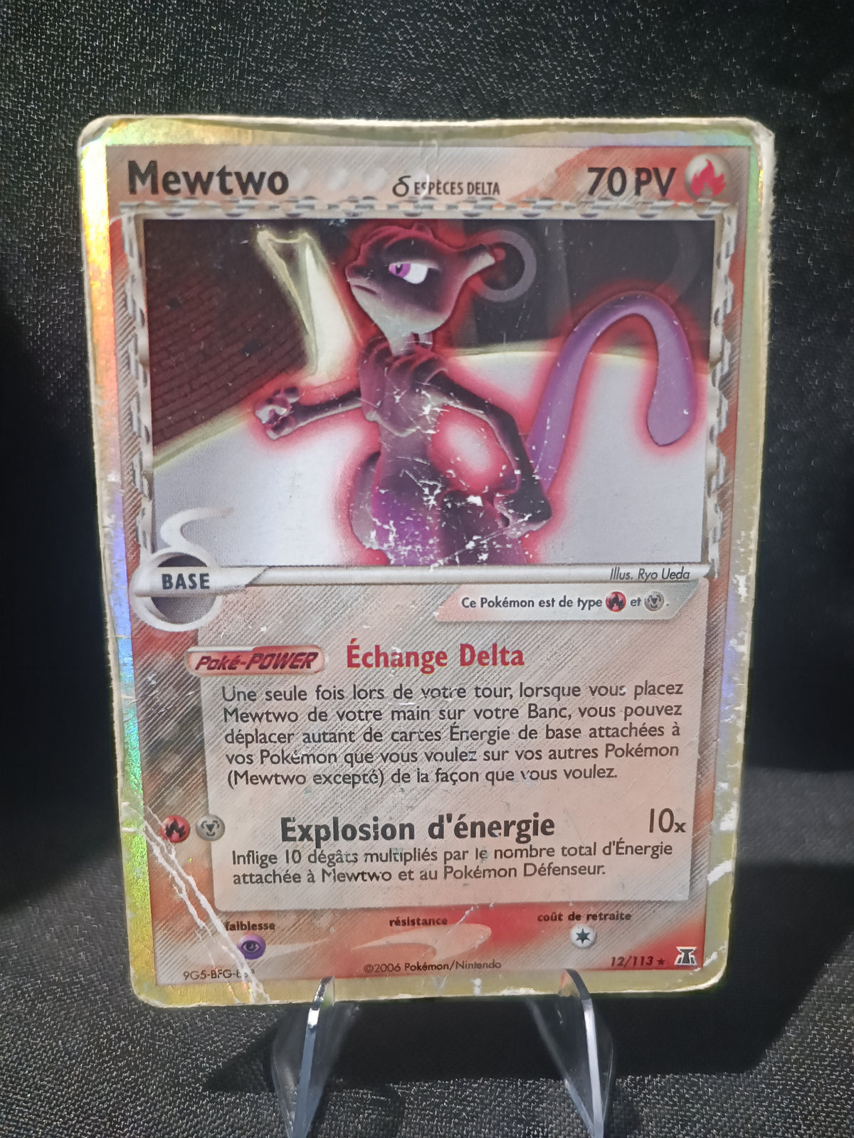 Mewtwo holo - Bloc Ex Espèce delta - 12/113