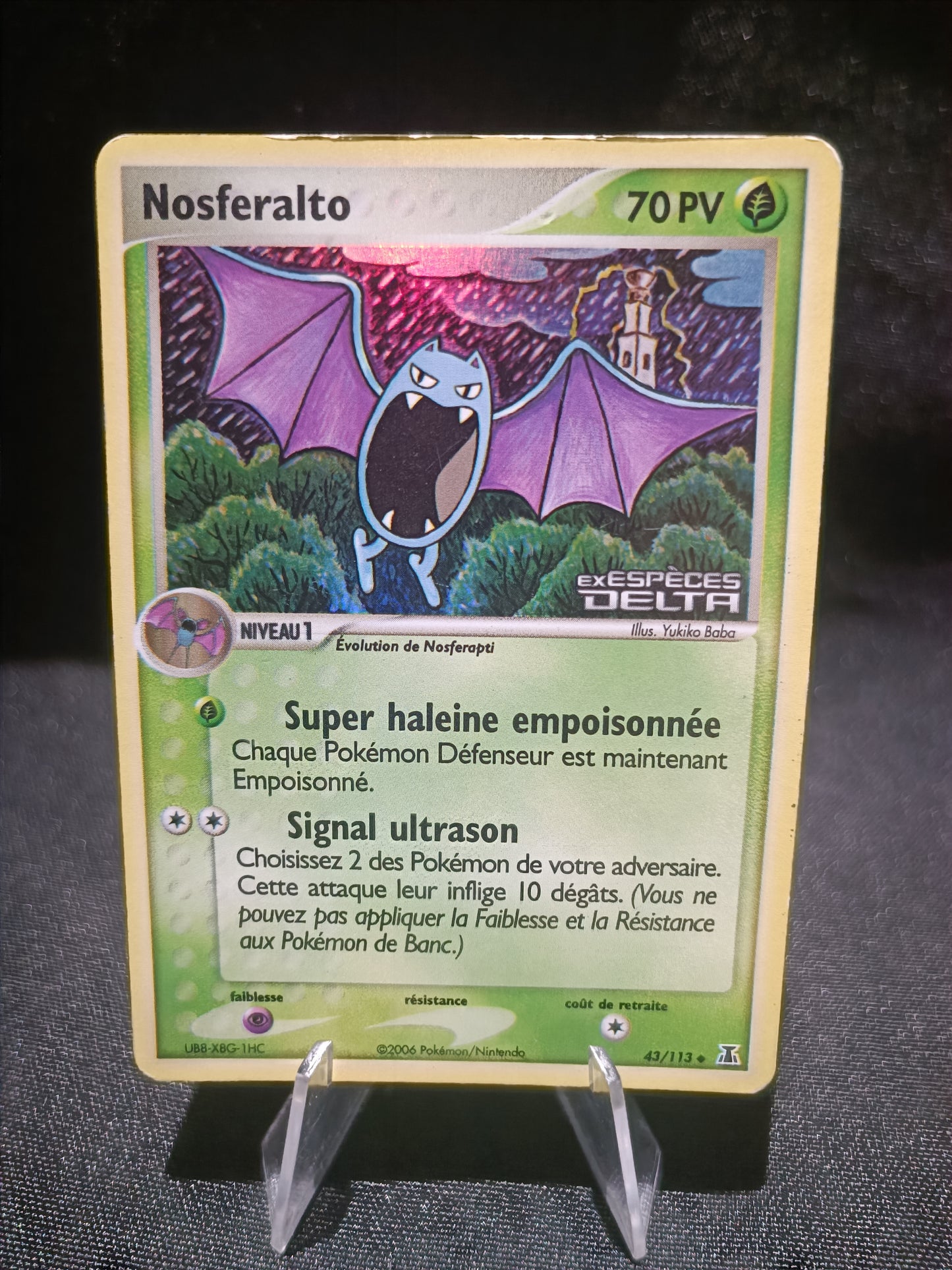 Nosferalto holo - Stamp Ex Espece delta - 43/113