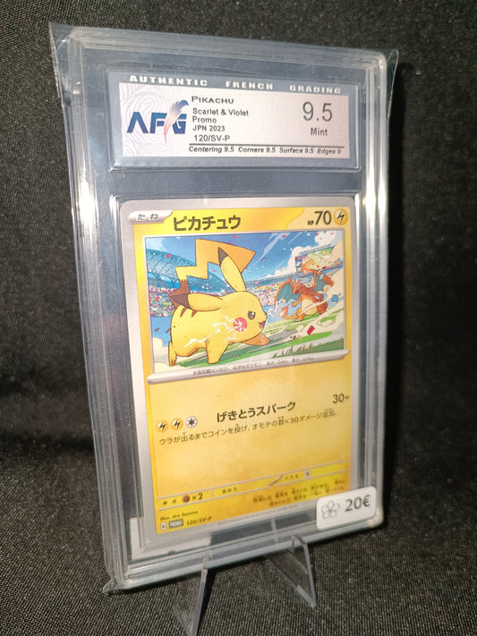 Pikachu Dracaufeu Gradee AFG 9.5- Promo Japonais - 120/SV-P