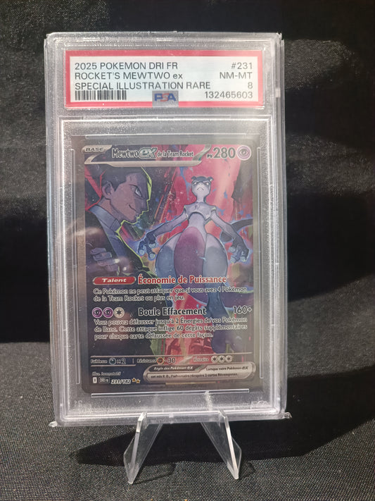 Mewtwo Ex Alternative PSA 8 - Rivalités Destinées - 231/182