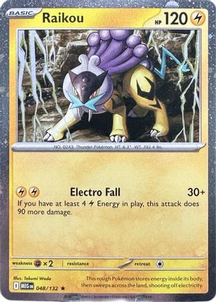 Raikou Holo cosmo - Mega Évolution  - 048/132