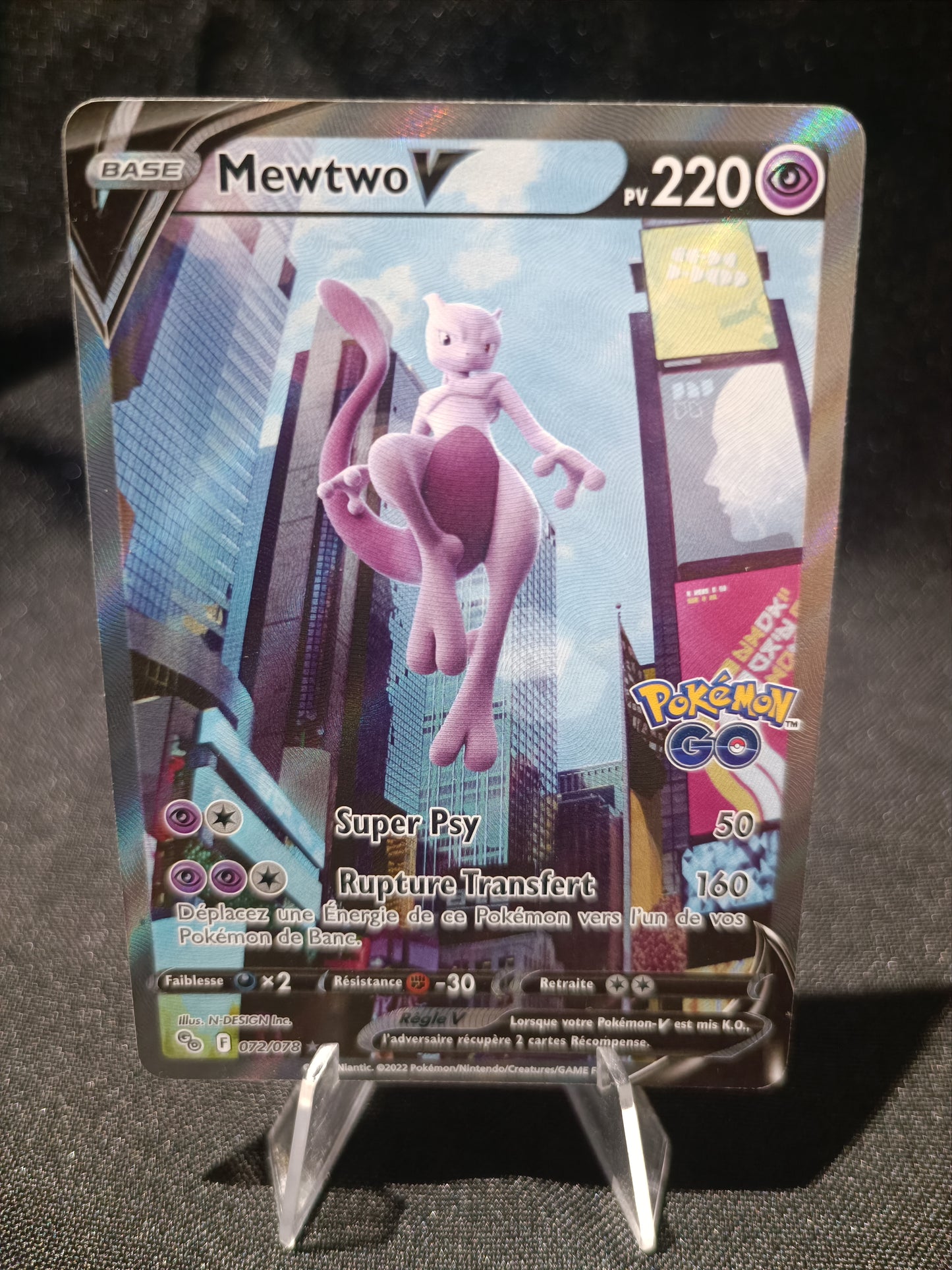 Mewtwo V Alternative - Pokémon Go - 072/078