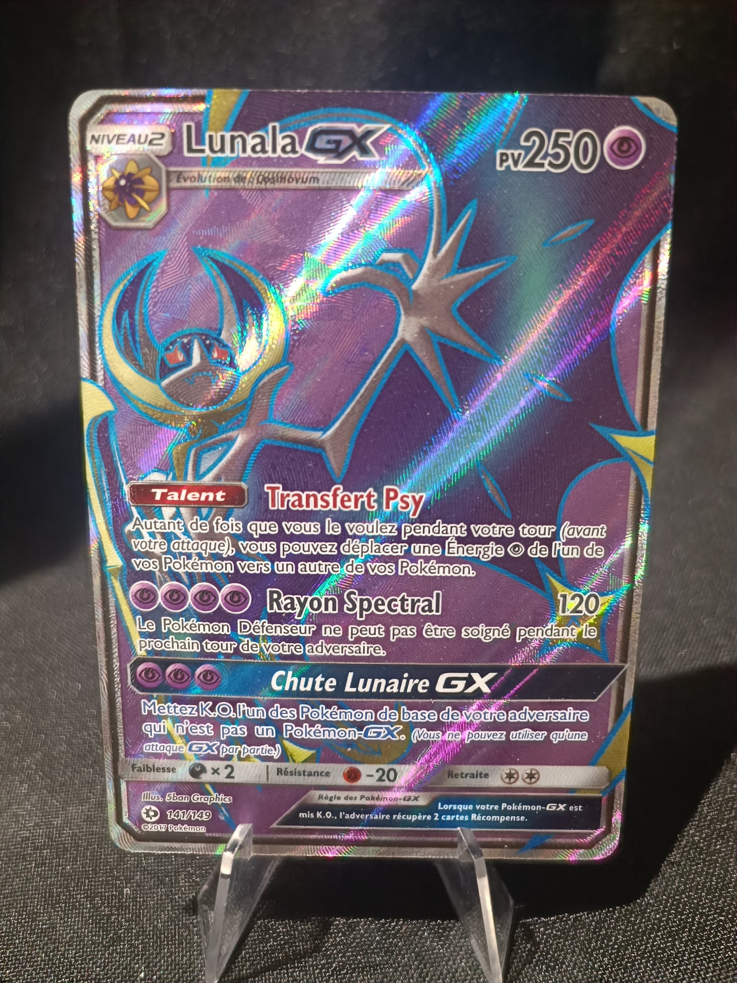 Lunala Gx Full art  - Soleil et Lune- 141/149
