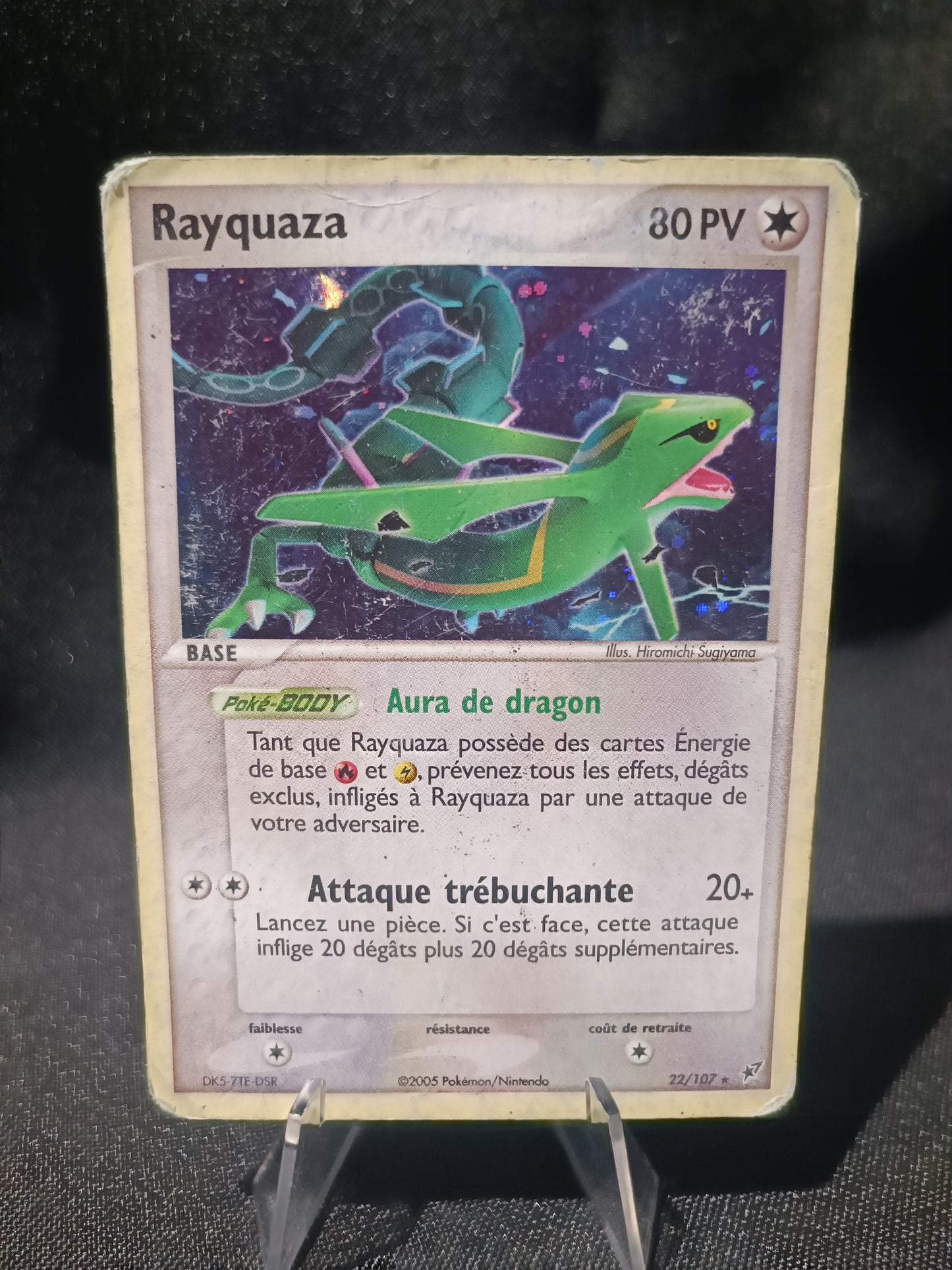 Rayquaza holo -Bloc Ex Force cachées - 22/115