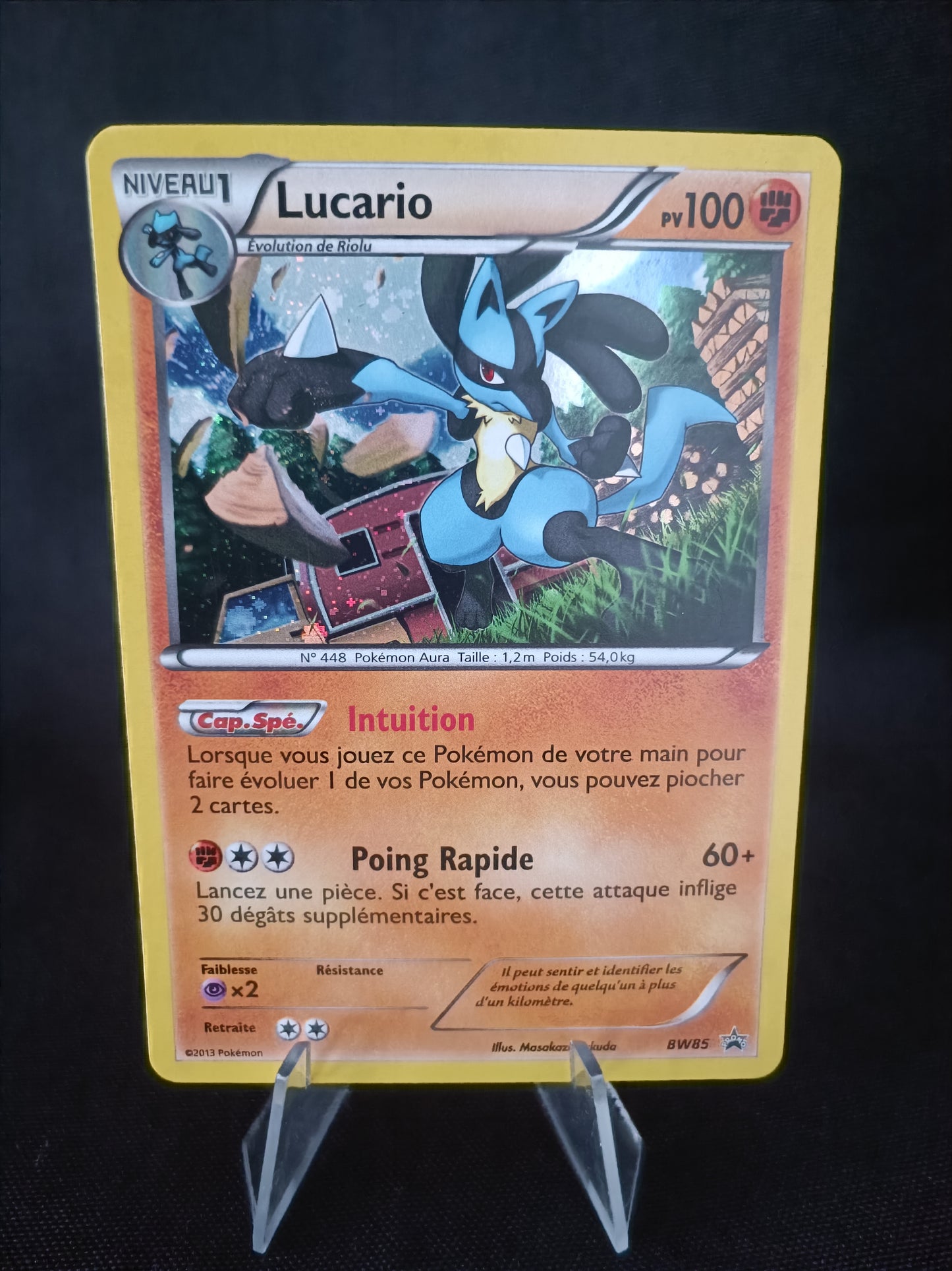 Lucario holo - Promo  - BW85