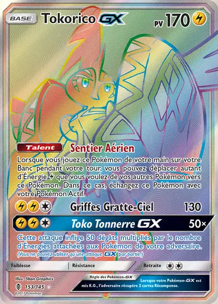 Tokorico GX Rainbow - Gardiens Ascendants - 153/145