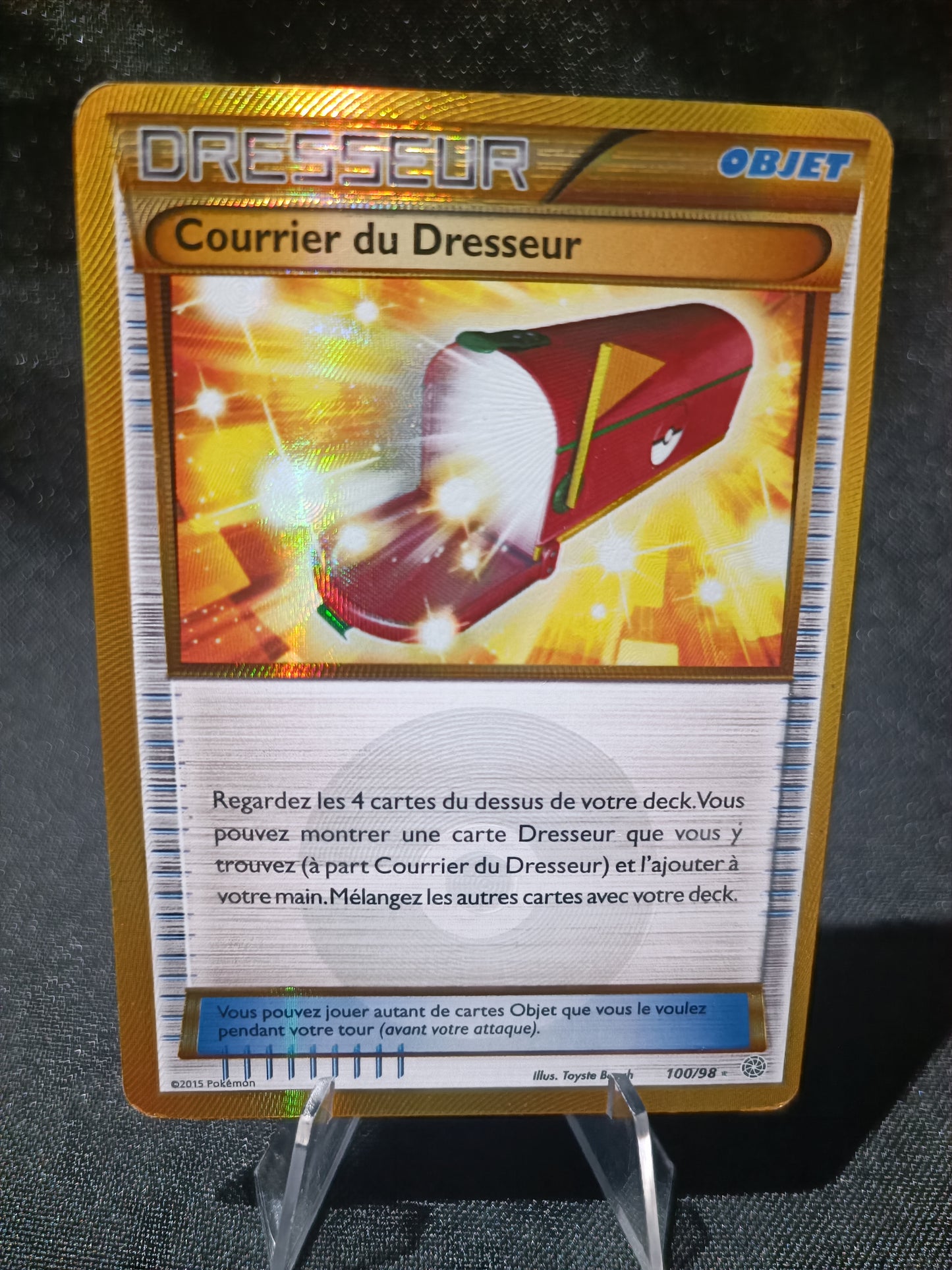 Courrier du Dresseur Gold - XY Origines Antiques  - 100/98