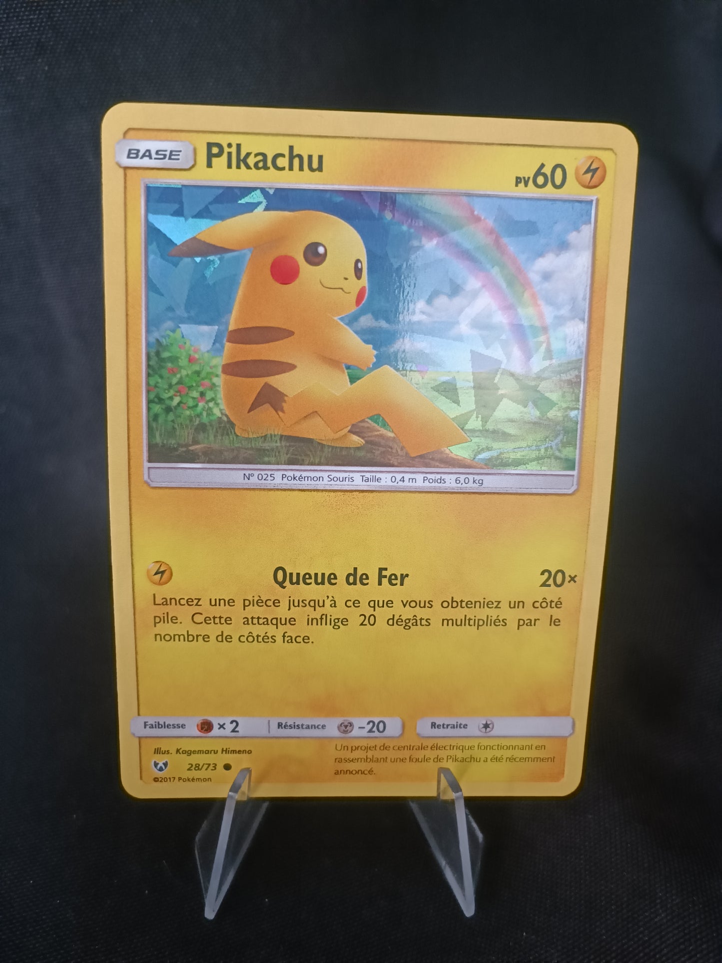 Pikachu Holo Prisme - Légendes Brillantes  - 28/73