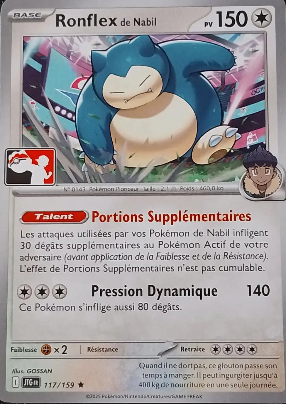 Ronflex - Aventure Ensemble Play Pokemon- 117/131