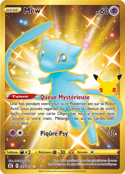 Mew Gold - Célébration - 025/025
