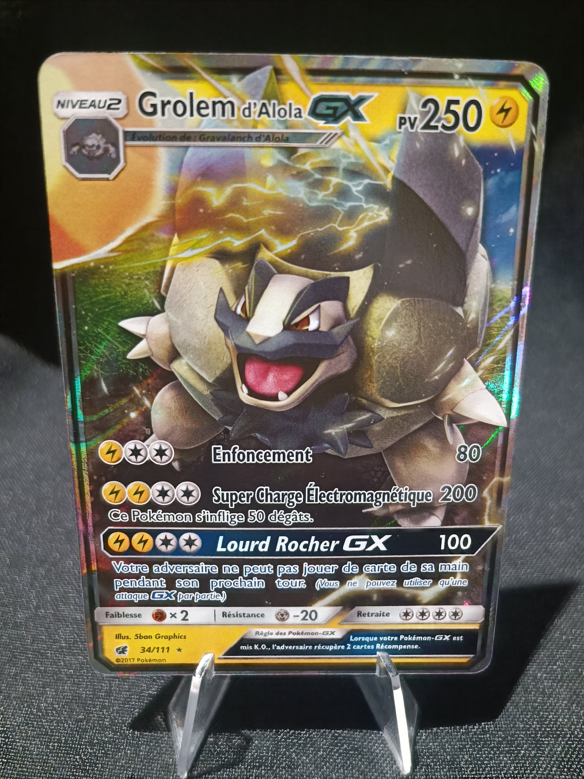 Grolem d Alola GX - Invasion Carmin - 34/111