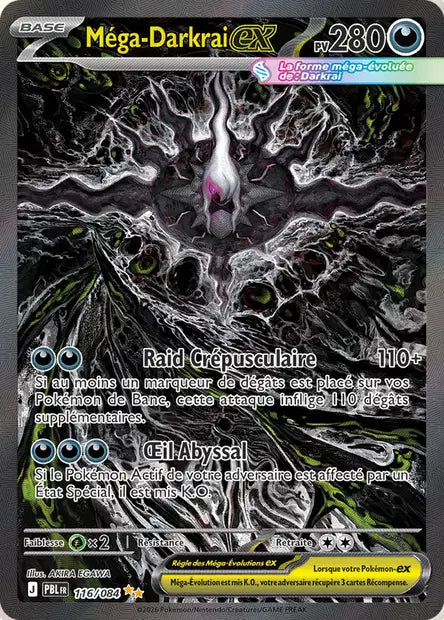 Mega Darkrai Ex Alternative - Nuit Noire - 116/084