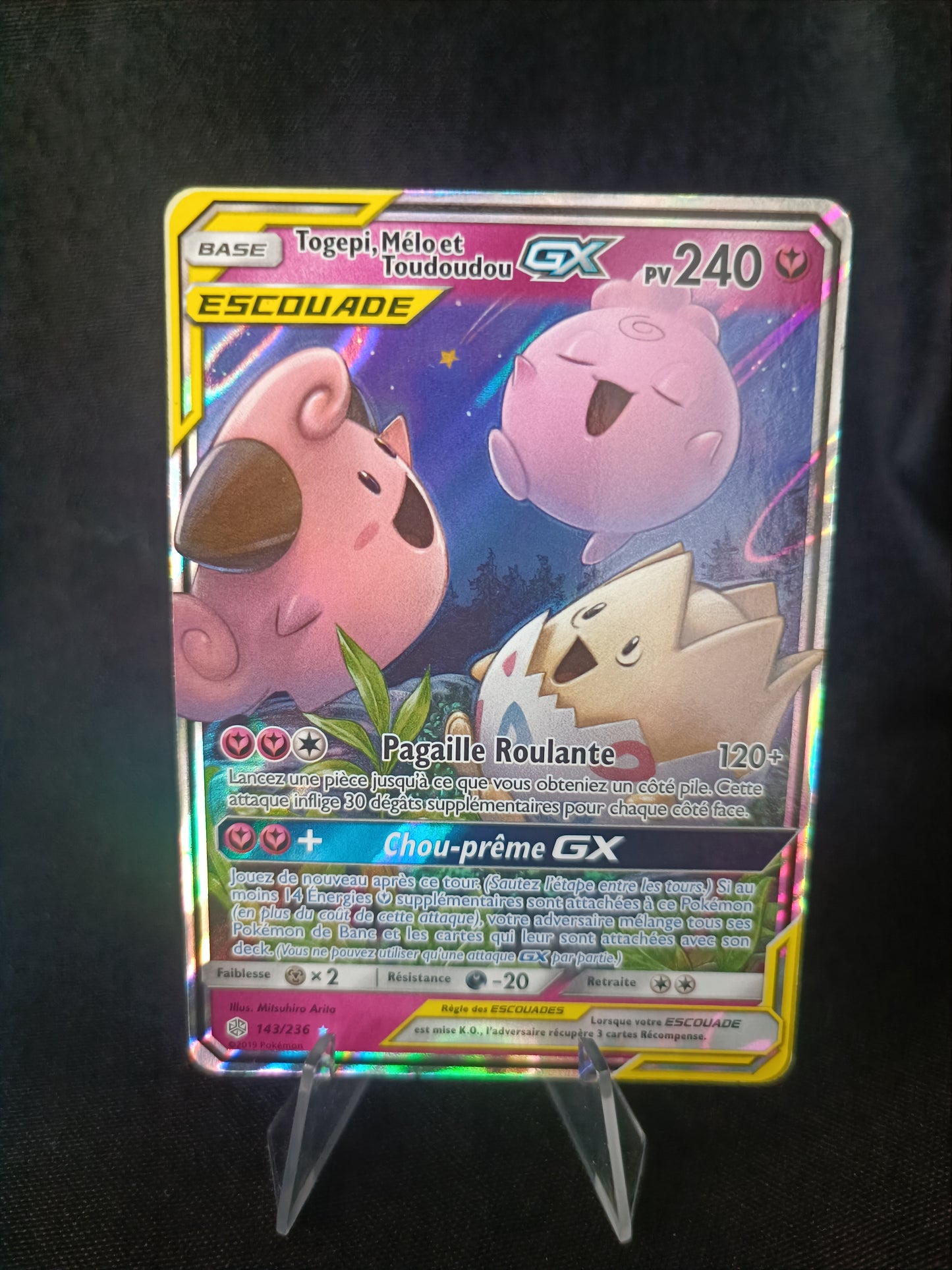 Togepi Melo Toudoudou Gx Escouade - Eclipse Cosmique -143/236