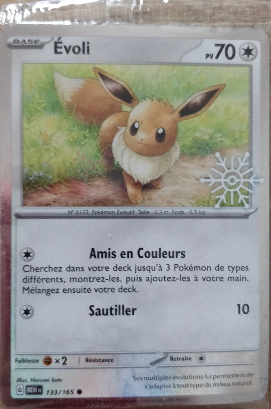 Evoli  holo - 151 Promo Calendrier - 133/165