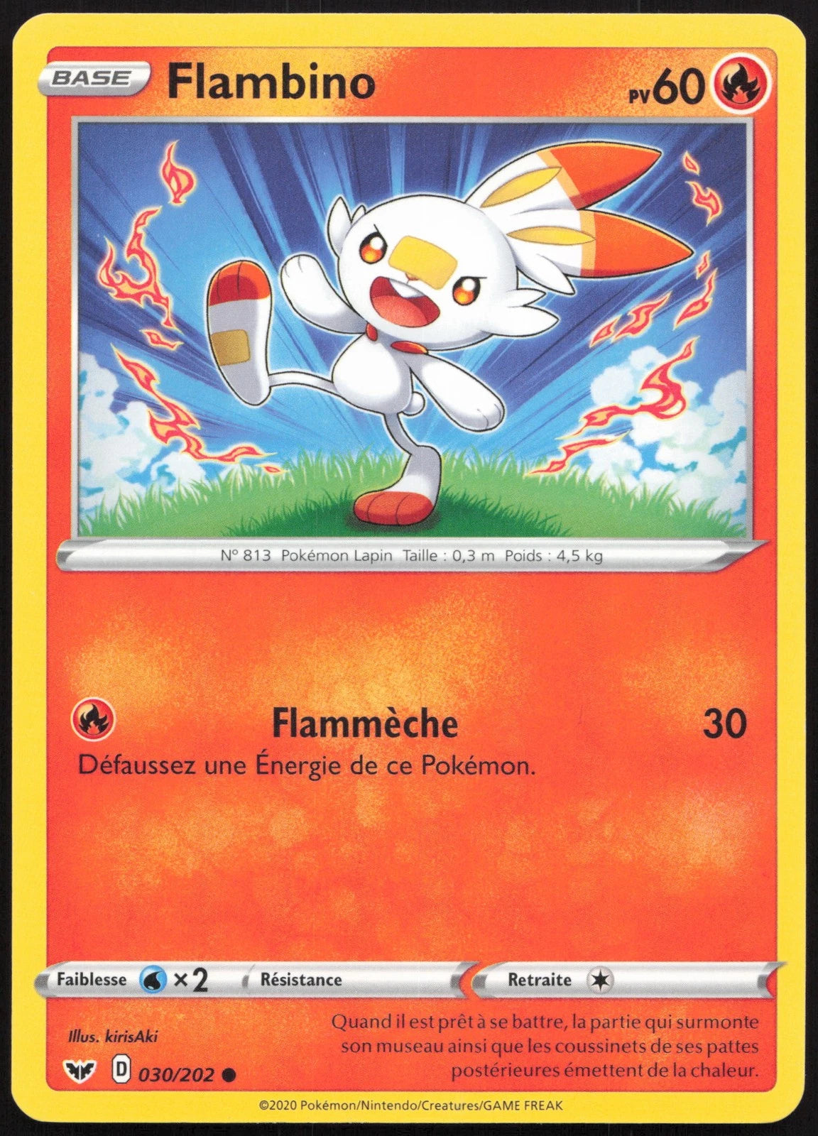 Flambino Holo cosmo - Epée et Bouclier - 030/202