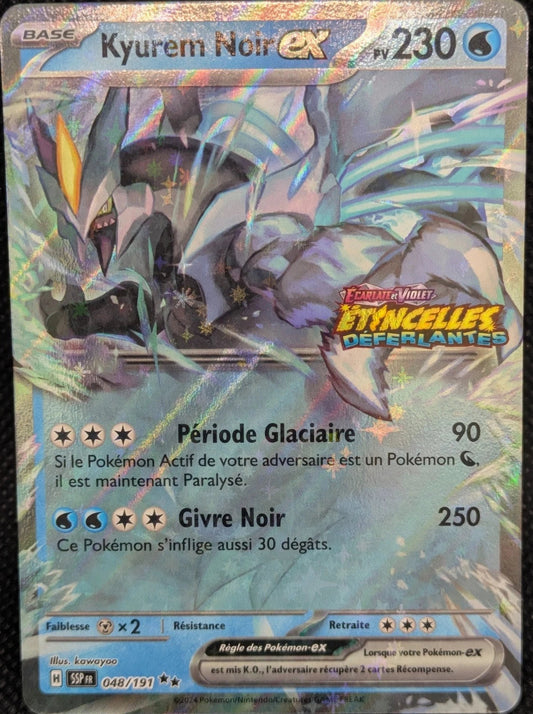 Kyurem Noir Ex -Stamp Etincelles Déferlantes - 048/191