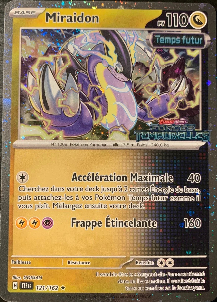 Miraidon holo -Stamp Forces Temporelles - 121/162