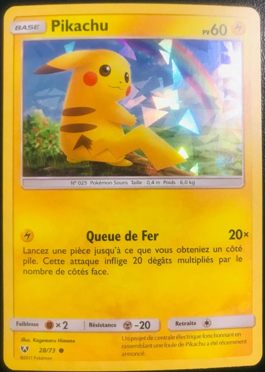 Pikachu Holo Prisme - Légendes Brillantes  - 28/73