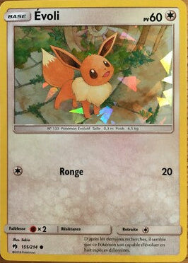Evoli Holo Prisme - Tonerre Perdu  - 155/214