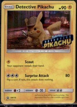 Pikachu holo - Promo Stamp Detective Pikachu - SM170