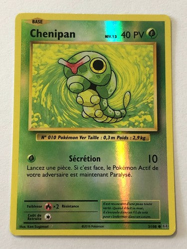 Chenipan Reverse - Xy Évolution - 3/108