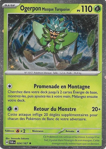 Ogerpon holo - Mascarade Crépusculaire Promo Cosmo  - 018/167