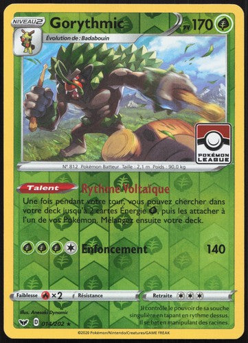 Gorythmic Reverse Pokemon League - Epée et Bouclier - 014/202