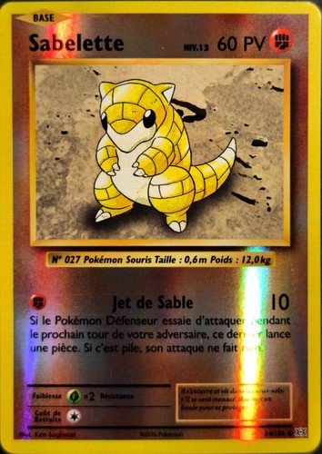 Sabelette Reverse - Xy Évolution - 54/108