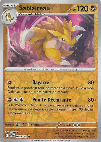 Sablaireau Reverse - 151 - 028/165