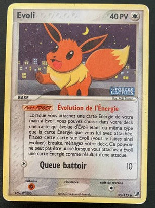 Evoli holo - Stamp Ex Force cachées -55/115