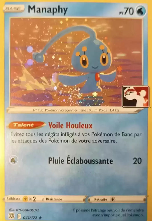 Manaphy Holo - Star étincelante Play Pokémon  - 041/172