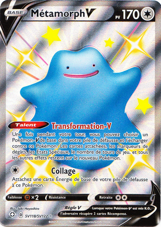 Metamorph V Shiny  - Destinées Radieuses - SV118/SV122